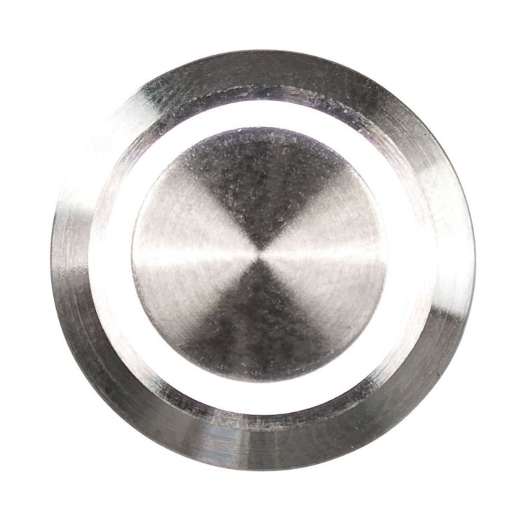 Кнопка с фиксацией в комплекте с контактным разъемом, 12/24 В 5А, OFF-ON 5P, D16 белая подсветка, арт. MR504KW,          Marine Rocket 