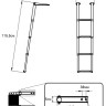 Трап телескопический, 210 мм, 4 ступени, арт. 10247444, Мореман Трап телескопический, 210 мм, 4 ступени, арт. 10247444, Мореман