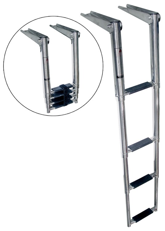 Трап телескопический, 210 мм, 4 ступени, арт. 10247444,          Мореман 