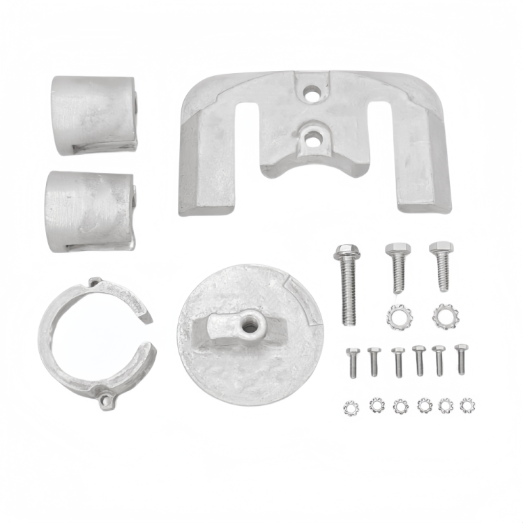 Комплект анодов Skipper для Mercury BRAVO ONE, цинк цинк, арт. SKPBABRAVO1KITZ-ts,  