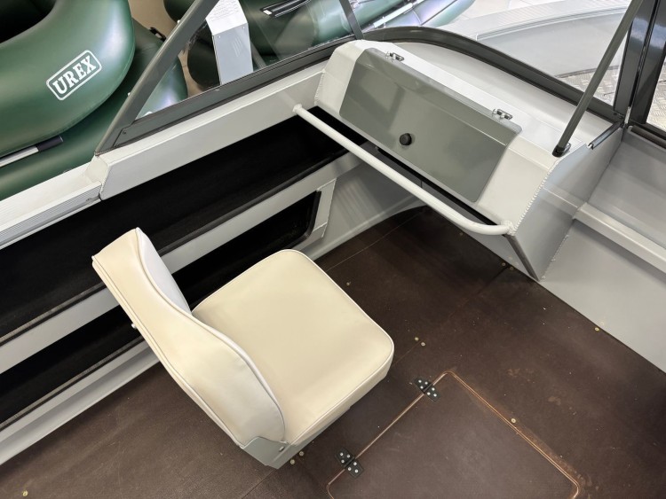 Моторная лодка, Неман 480 DCM FISH, св.серый-серый с Suzuki DF50ATL, арт. KITNEM27,          Wyatboat 