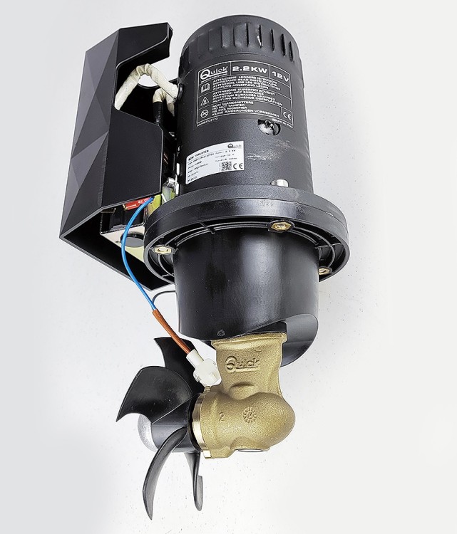 Подруливающее устройство 125 мм, 2,2 кВт, 40 кгс, арт. 10270287,          Quick 