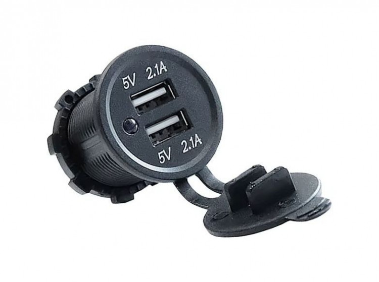 Разъем USB 5в 4.2А, арт. 4620136058056,          Marine Rocket 