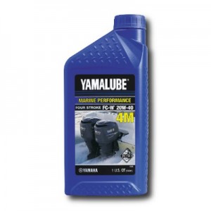Yamalube 4M FC-W, SAE 20W40, минеральное масло для 4-тактных двигателей ПЛМ, 946 мл, LUB20W40FC12
