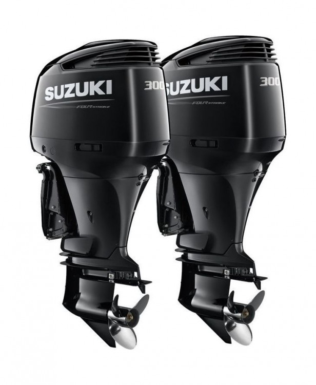 Спарка из 2 моторов Suzuki DF300APXX, черные, арт. 2xDF300APXX,          SUZUKI 