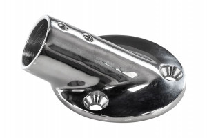 Основание стойки леера (25,4 мм), 30 град, круглое,