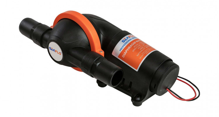 Насос самовсасывающий для "черных" вод, 24 в, SeaFlo, арт. SFMTP207,          SeaFlo 