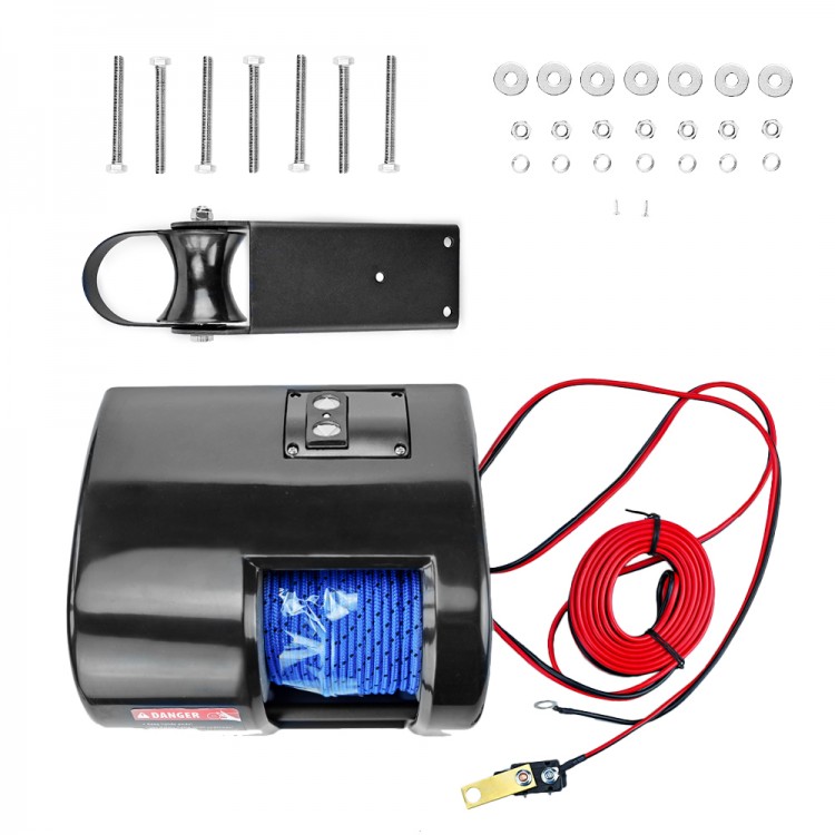 Лебедка якорная  Fisher 45 для пресной воды, с тросом 30 м, с ду WI-FI, чёрная, SK-FISHER45-ts, арт. SK-FISHER45-ts,          Skipper  Лебедка якорная  Fisher 45 для пресной воды, с тросом 30 м, с ду WI-FI, чёрная, SK-FISHER45-ts, арт. SK-FISHER45-ts,          Skipper