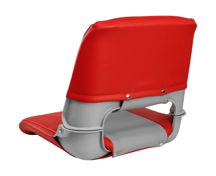 Кресло складное мягкое SKIPPER, цвет серый/красный, арт. MR10057,          MARINE ROCKET 