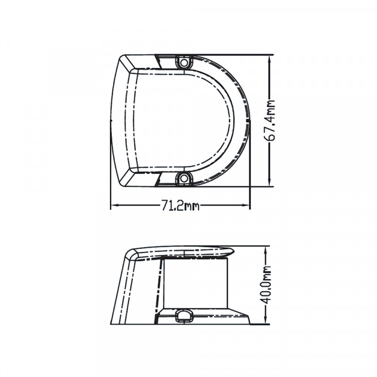 Огонь ходовой (комбинированный) AAA пластик, светоидиодный, арт. SK-00354-BK-ts,          AAA  Огонь ходовой (комбинированный) AAA пластик, светоидиодный, арт. SK-00354-BK-ts,          AAA