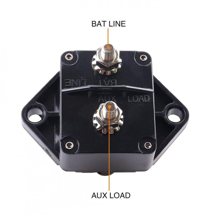Предохранитель автоматический 50 А, арт. 4620136056984,          MARINE ROCKET 