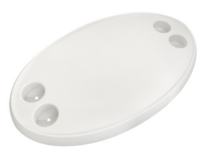 Столешница пластиковая, овальная, размер 18x30 дюймов