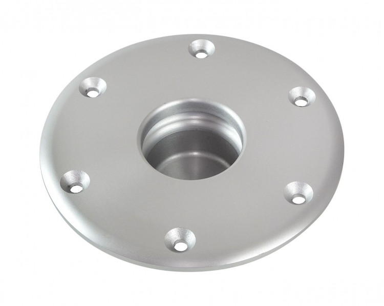 Основание 177 мм для стойки столешницы диаметром 60 мм, анодированный алюминий, арт. 3660017,          Springfield 