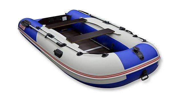 Надувная лодка ПВХ, STELS 315 Аеро НДНД, синий/белый, арт. 315209,          Hunterboat 