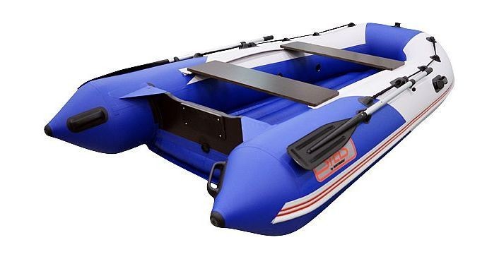 Надувная лодка ПВХ, STELS 315 Аеро НДНД, синий/белый, арт. 315209,          Hunterboat 