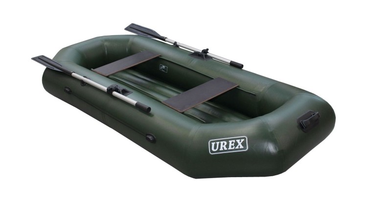 Надувная лодка ПВХ UREX 260У НД, зеленая, арт. UR-260UND,          Urex 