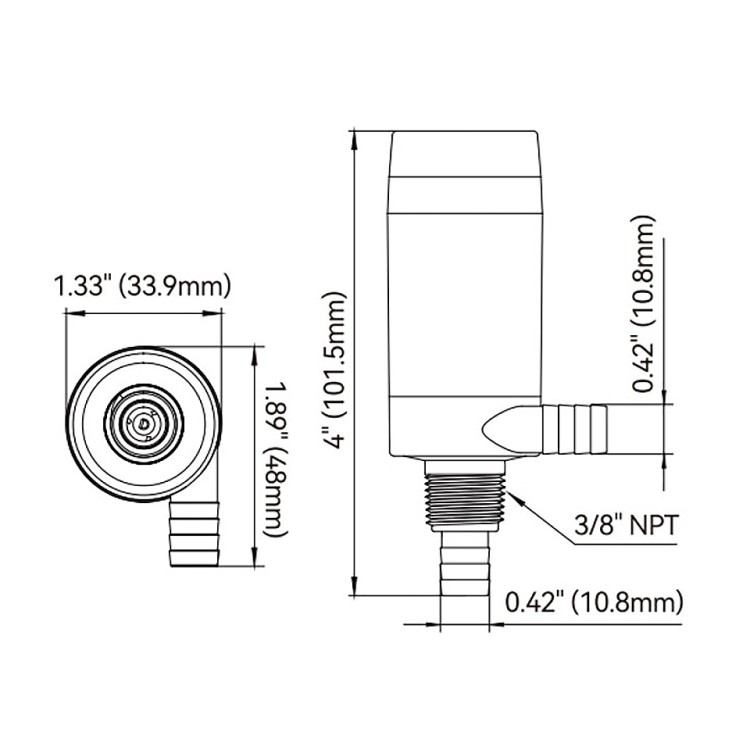 Помпа для подачи воды с краном SeaFlo, 12 В, 6,3 л/мин (SFGP1-G100-01K), арт. 10270439,          SeaFlo 