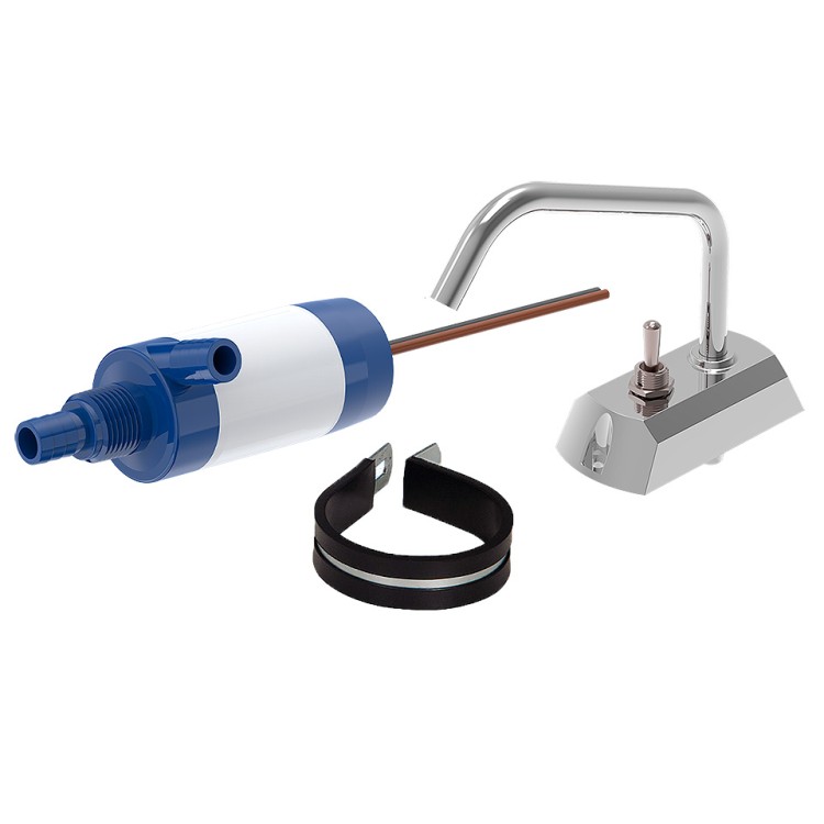 Помпа для подачи воды с краном SeaFlo, 12 В, 6,3 л/мин (SFGP1-G100-01K), арт. 10270439,          SeaFlo 