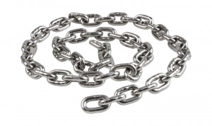 Цепь якорная нержавеющая 8 мм, DIN766,