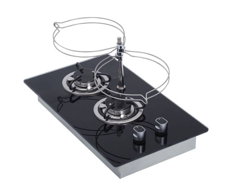 Варочная газовая панель 2 конфорки, Marine Rocket, арт. MRB004GS,          MARINE ROCKET 