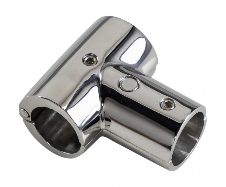 Тройник леера разборный, 7/8"(22 мм), 90 град, арт. 009918,          Homer 