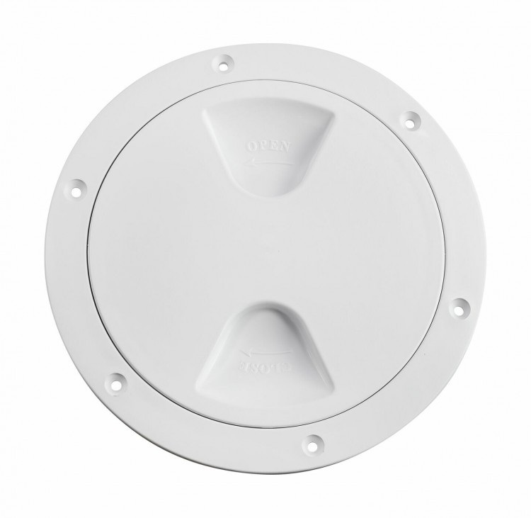 Лючок палубный 102 мм, белый, арт. 20-204-00,          Osculati 