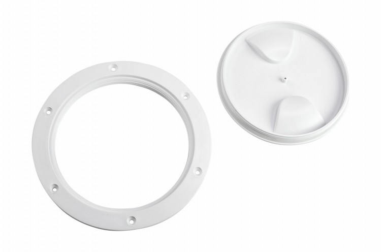 Лючок палубный 102 мм, белый, арт. 20-204-00,          Osculati 