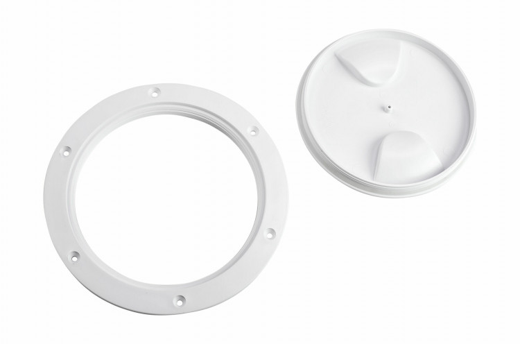 Лючок палубный 102 мм, белый, арт. 20-204-00,          Osculati 