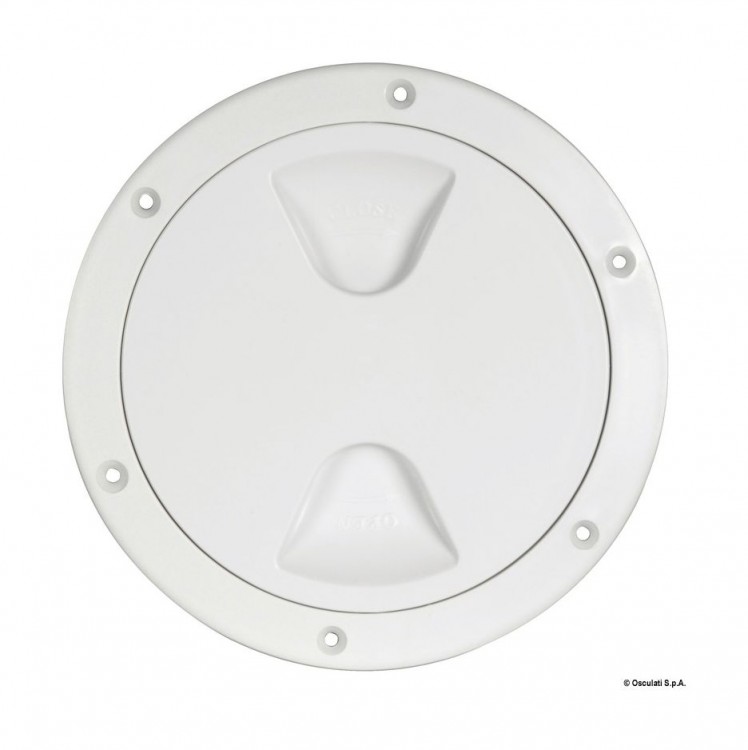 Лючок палубный 102 мм, белый, арт. 20-204-00,          Osculati 