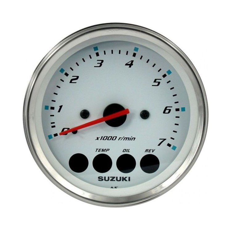 Тахометр 4", 7000 об/мин, Suzuki DF25-250, белый, арт. 3420093J14000,          Suzuki 