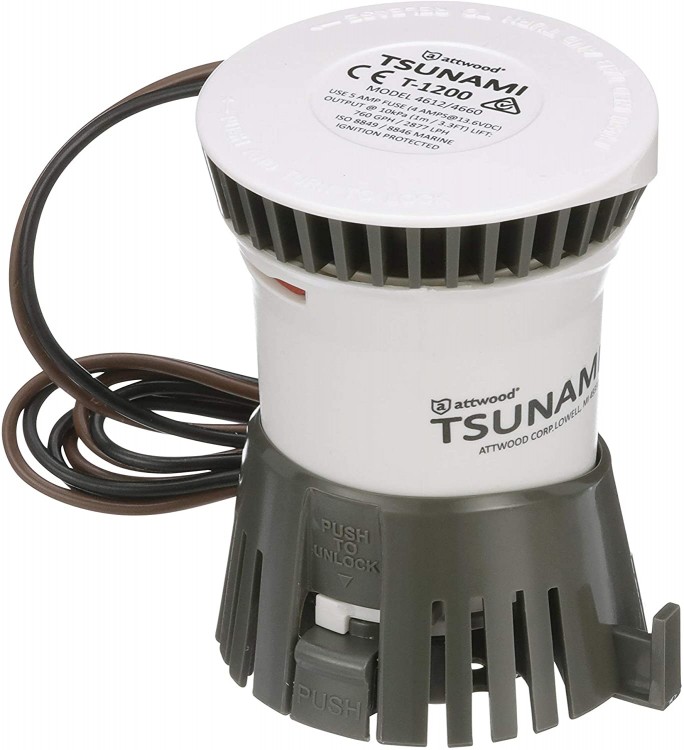 Помпа Attwood  Tsunami T1200 4542л/ч  без упаковки, арт. ATT-4612-1,          Attwood 