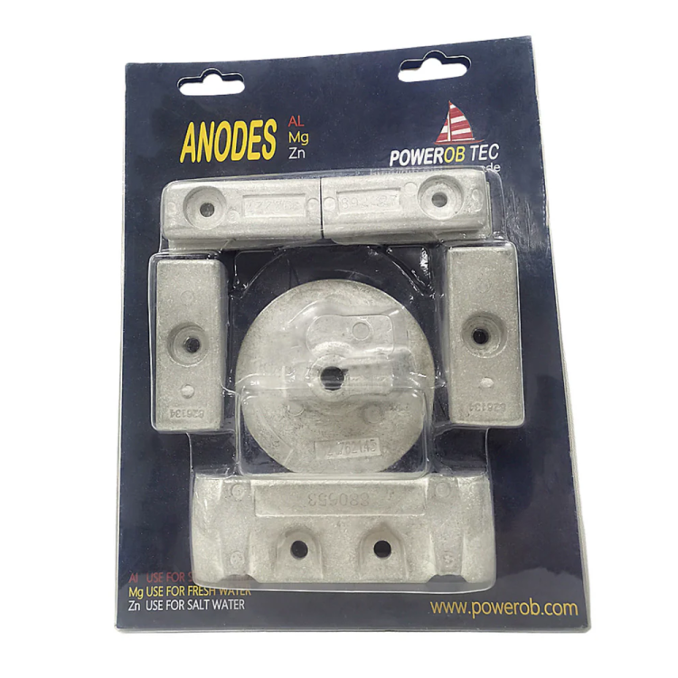 Комплект анодов Skipper для Mercury VERADO 6, цинк цинк, арт. SKPBAVERADO6KITZ-ts,  