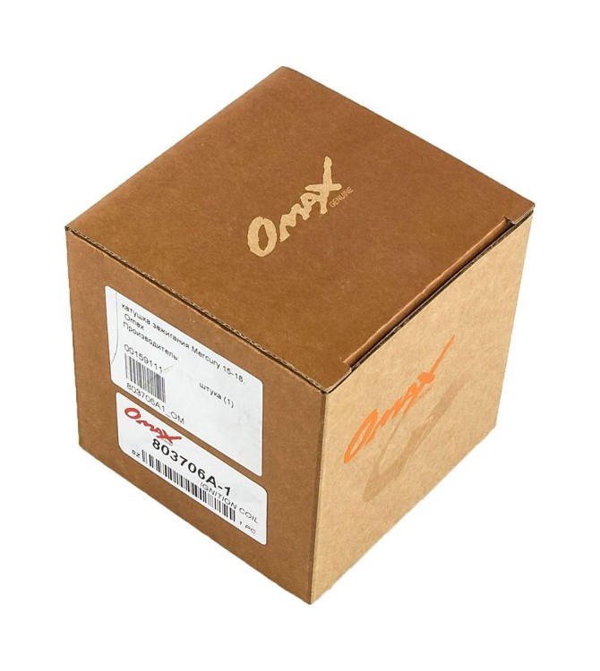 Катушка зажигания Mercury/Tohatsu 9.9-18, Omax, арт. 803706A1_OM,          OMAX 