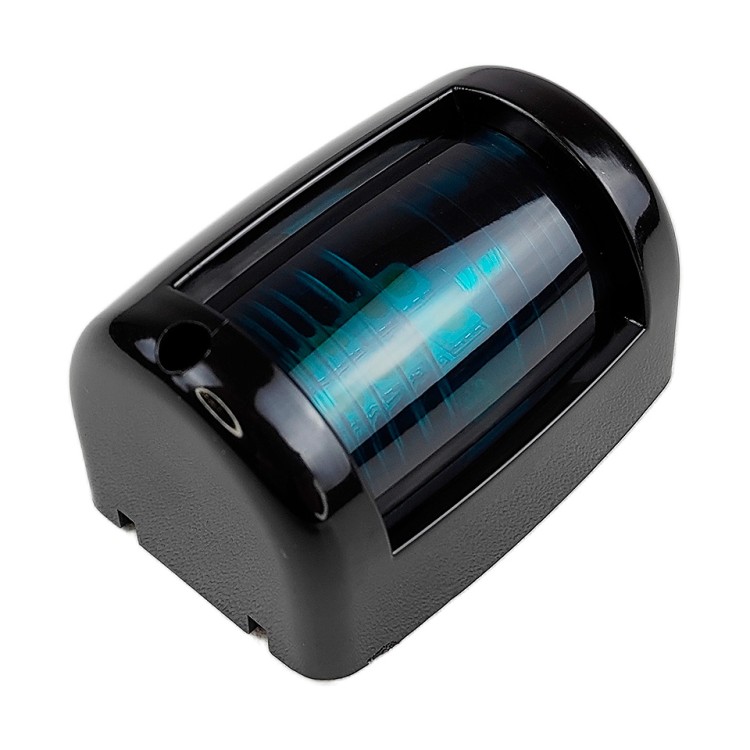 Навигационный огонь светодиодный зеленый, черный корпус, 59х42х43 мм, арт. 10269215,  