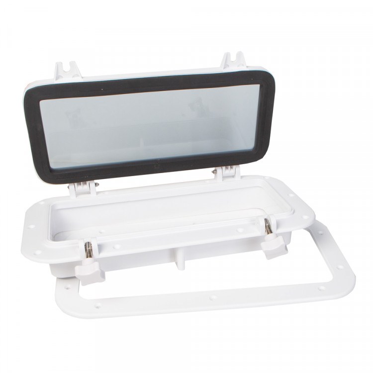 Иллюминатор SeaFlo, 320Х128 (400Х200) мм, арт. SFPP1-04-ts,          SeaFlo  Иллюминатор SeaFlo, 320Х128 (400Х200) мм, арт. SFPP1-04-ts,          SeaFlo