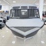 Моторная лодка, Триера 460 BR_new, серый (тент ходовой, стояночный, транспортировочный) с Suzuki DF50ATL, арт. KITTR78,  