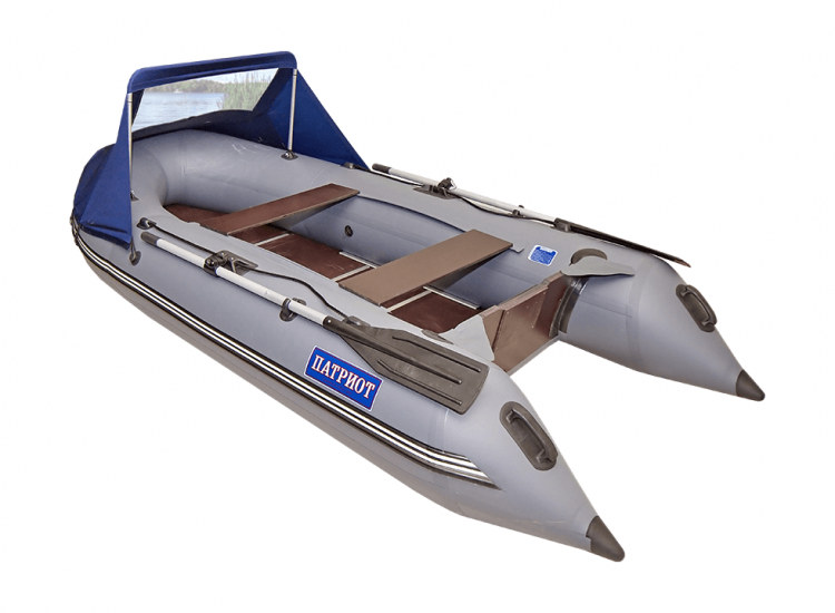 Тент носовой для лодки 300-320, Патриот, серый, арт. pat_055,          Патриот 