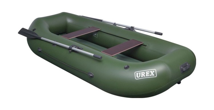 Надувная лодка ПВХ UREX-25, НД, для сплава, зеленая, арт. UR-25ND,          Urex 