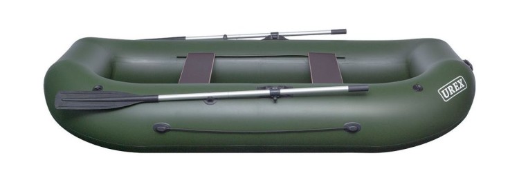 Надувная лодка ПВХ UREX-25, НД, для сплава, зеленая, арт. UR-25ND,          Urex 