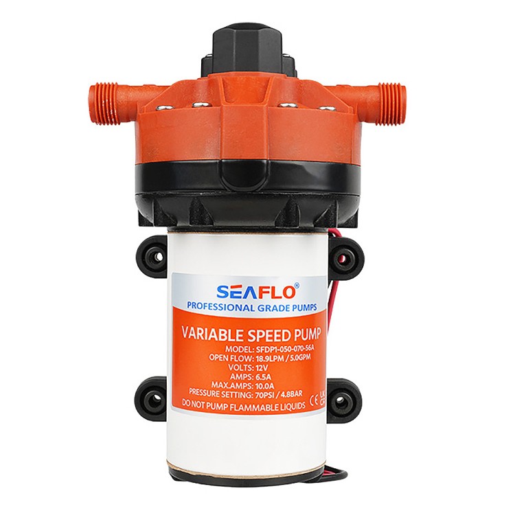 Помпа для подачи воды с переменой производительностью SeaFlo, 18,9 л/мин, 12 В (SFDP1-050-070-56C), арт. 10270440,          SeaFlo 