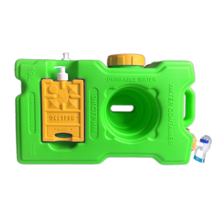 Канистра для воды 19 л, зеленая, арт. kontvod19GR,          Технохим 