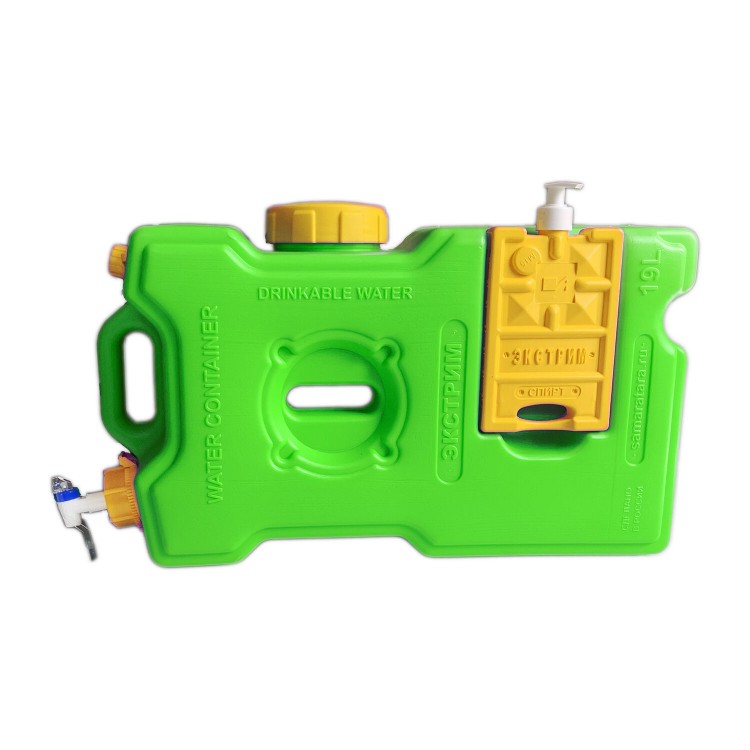 Канистра для воды 19 л, зеленая, арт. kontvod19GR,          Технохим 