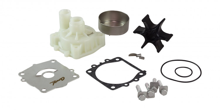 Ремкомплект помпы с корпусом Yamaha F75-F130, арт. 68VW007800_WH_OM,          OMAX 