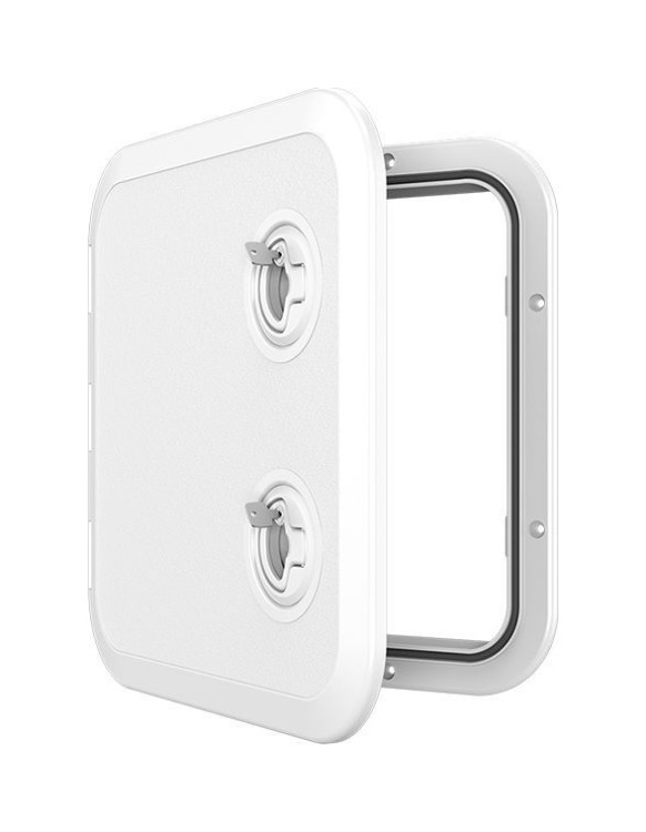 Люк смотровой белый, SeaFlo, 370 х 375 мм, арт. SFRE137037502,          SeaFlo 