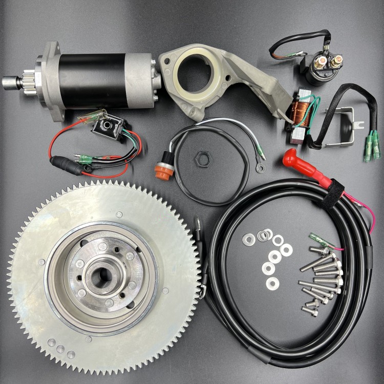 Комплект электрозапуска Yamaha 25-30 (YUELANG), арт. 61T-85550-00-K,          TAIZHOU YUELANG POWER TECHNOLOGY 