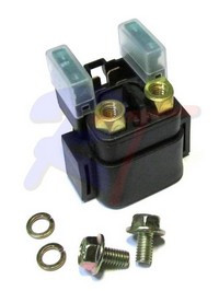 Реле стартера Yamaha VK10, 4DN-81940-12, 4JG-81940-12(with 20A fuses), 4YR-81940-02(without rubber), 5JW-81940-02(with 15A fuses, without rubber), RTT-4DN-81940-12 , арт. RTT-4DN-81940-12,          Rivertec 