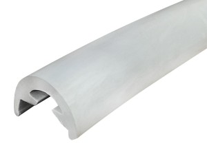 Вставка привального бруса, 40 мм, серая