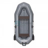 Надувная лодка ПВХ Бахта 265 НД, серый, SibRiver 