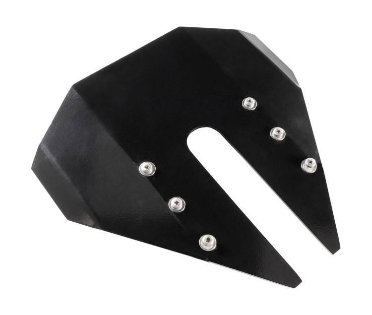 Гидрокрыло для подвесного лодочного мотора Suzuki 8-50 л.с., 4 мм, съёмное, алюминиевое, чёрное, арт. tsm-krylo8-50/2bl,          Дорошкова 