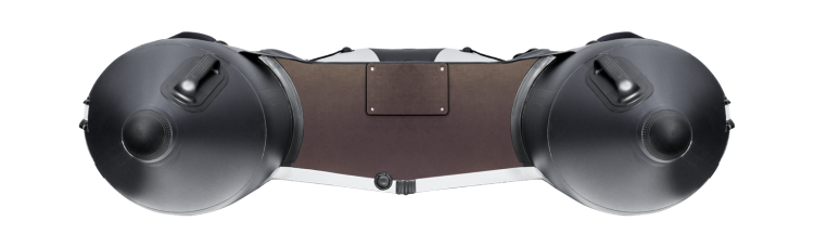 Надувная лодка ПВХ, Ривьера Компакт 3600 СК Комби, светло-серый/черный, арт. 4603725300682,          Мастер лодок 